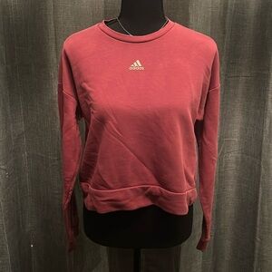 Red Pink ADIDAS Crew Neck